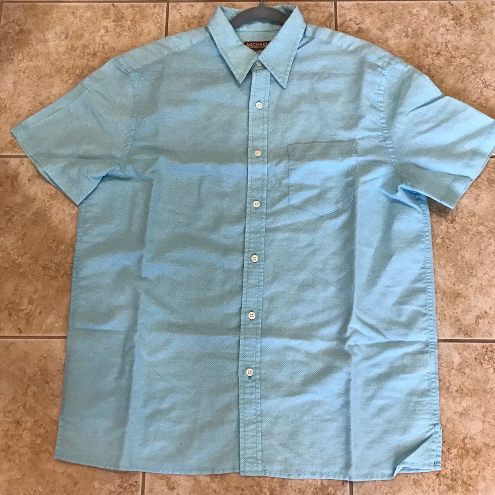 Michael Kors Short Sleeve Men’s Shirt Size L